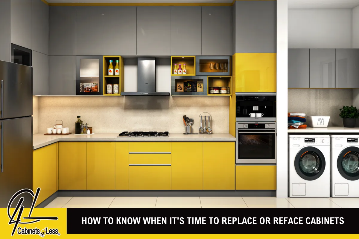 How to Know When It’s Time to Replace or Reface Cabinets