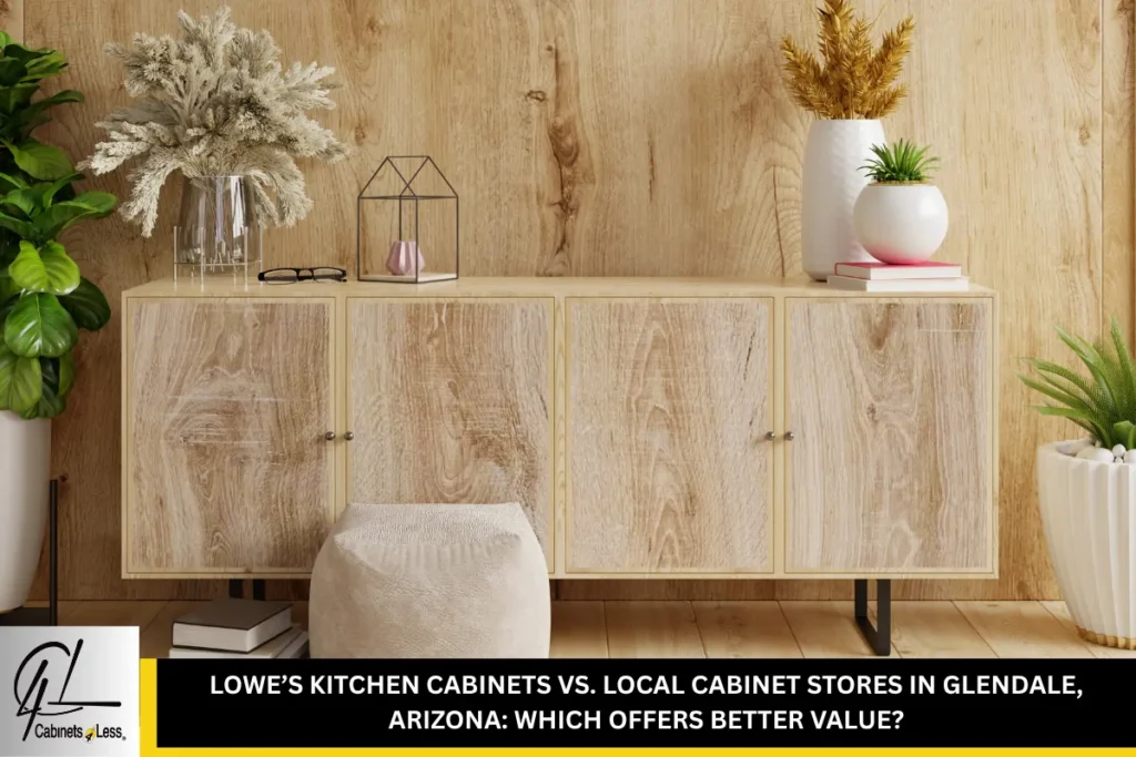 Lowe’s Kitchen Cabinets vs. Local Cabinet Stores in Glendale, Arizona: Which Offers Better Value?