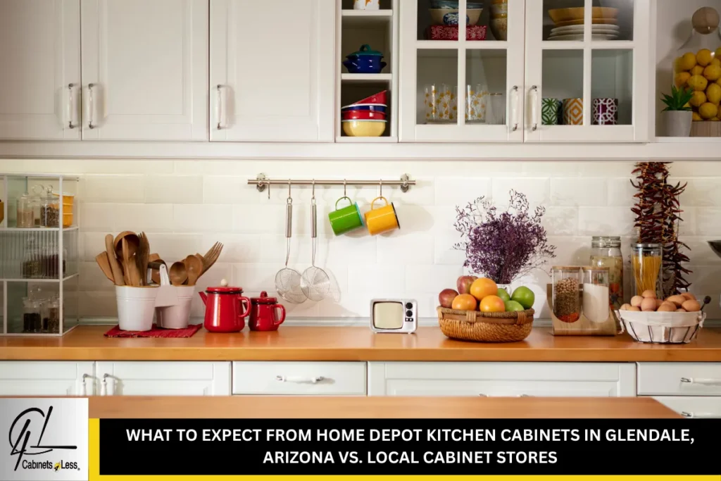 What to Expect from Home Depot Kitchen Cabinets in Glendale, Arizona vs. Local Cabinet Stores