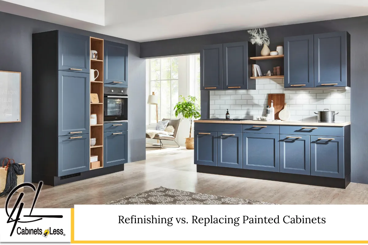 Refinishing vs. Replacing Painted Cabinets